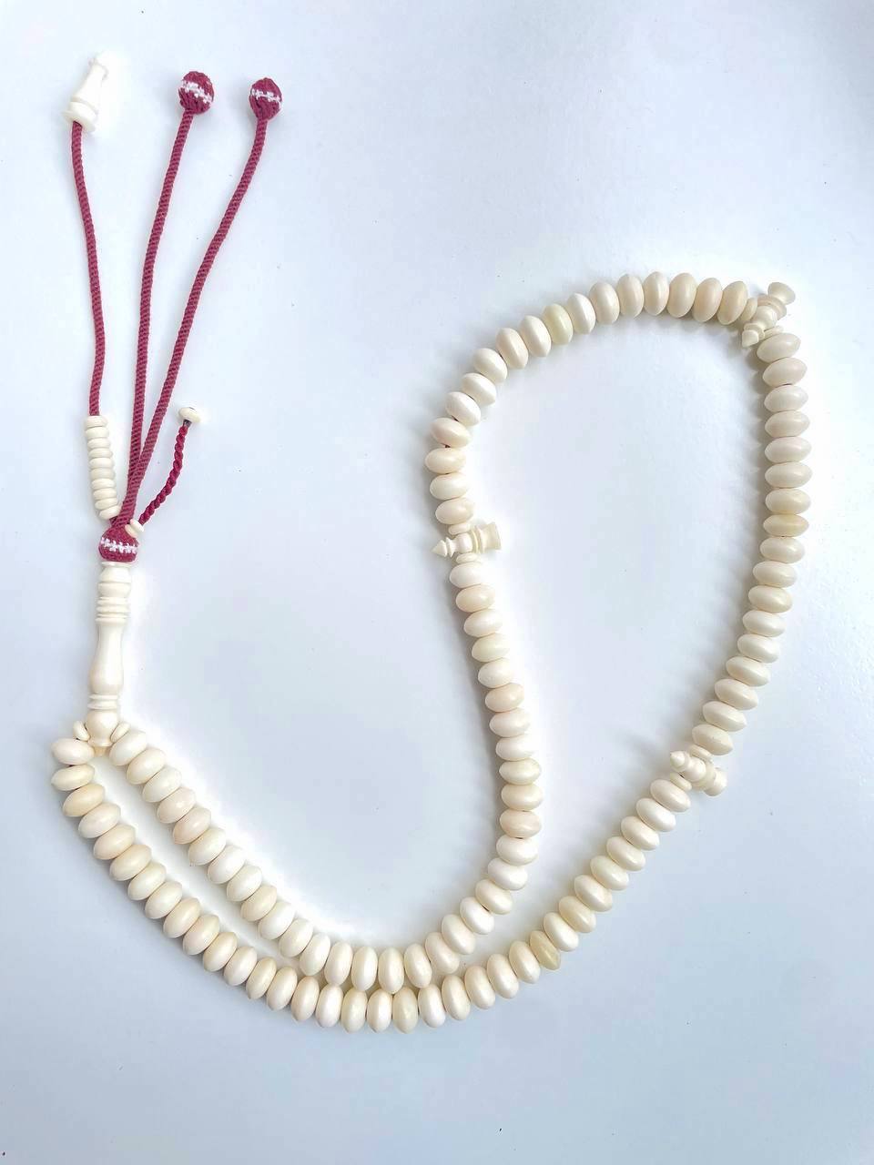 Limited Edition Sibha | 12mm Cow Bone Disk