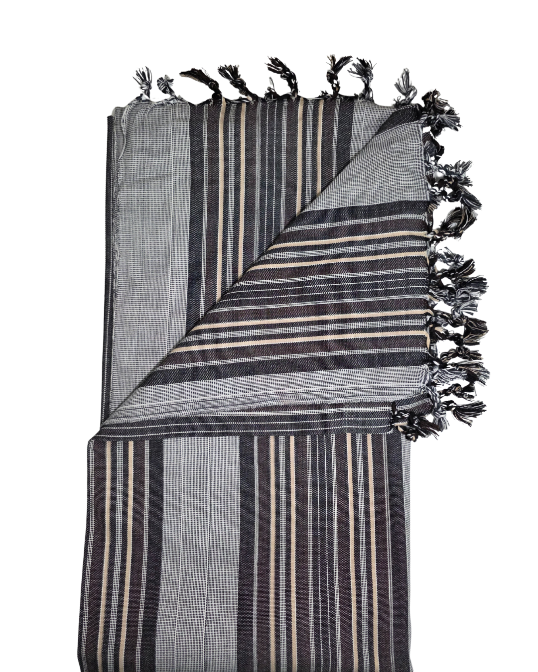 Sukoon Grey Yemeni Shawl