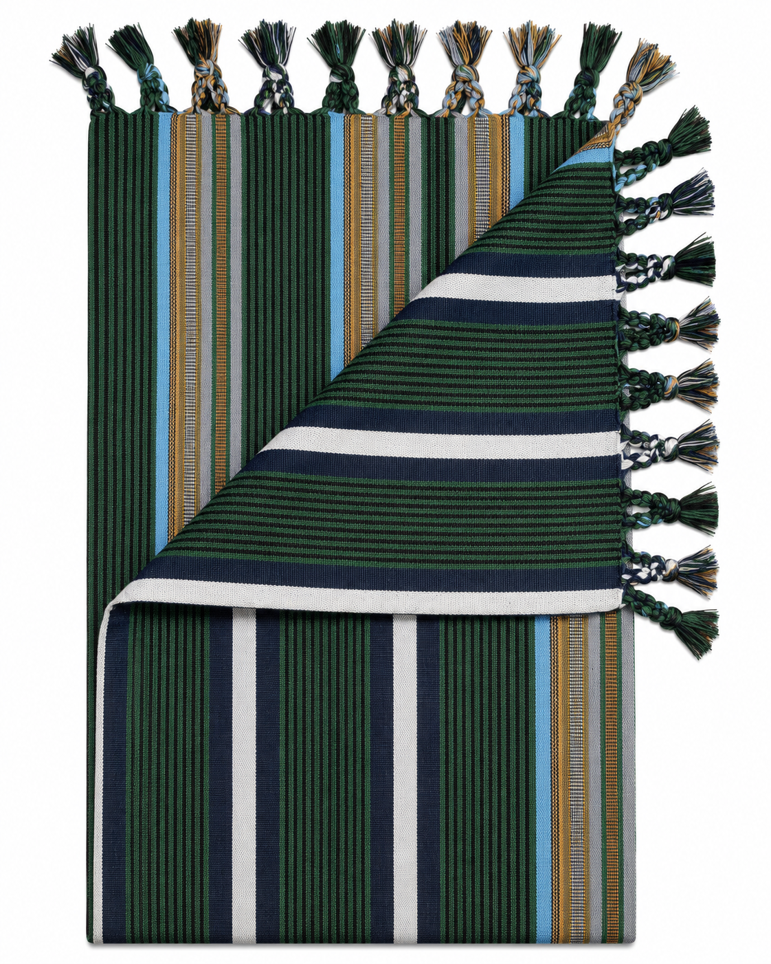 Emerald Zebra Tide Yemeni Shawl