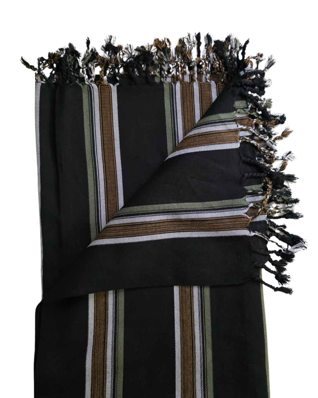 Midnight Emerald Yemeni Shawl