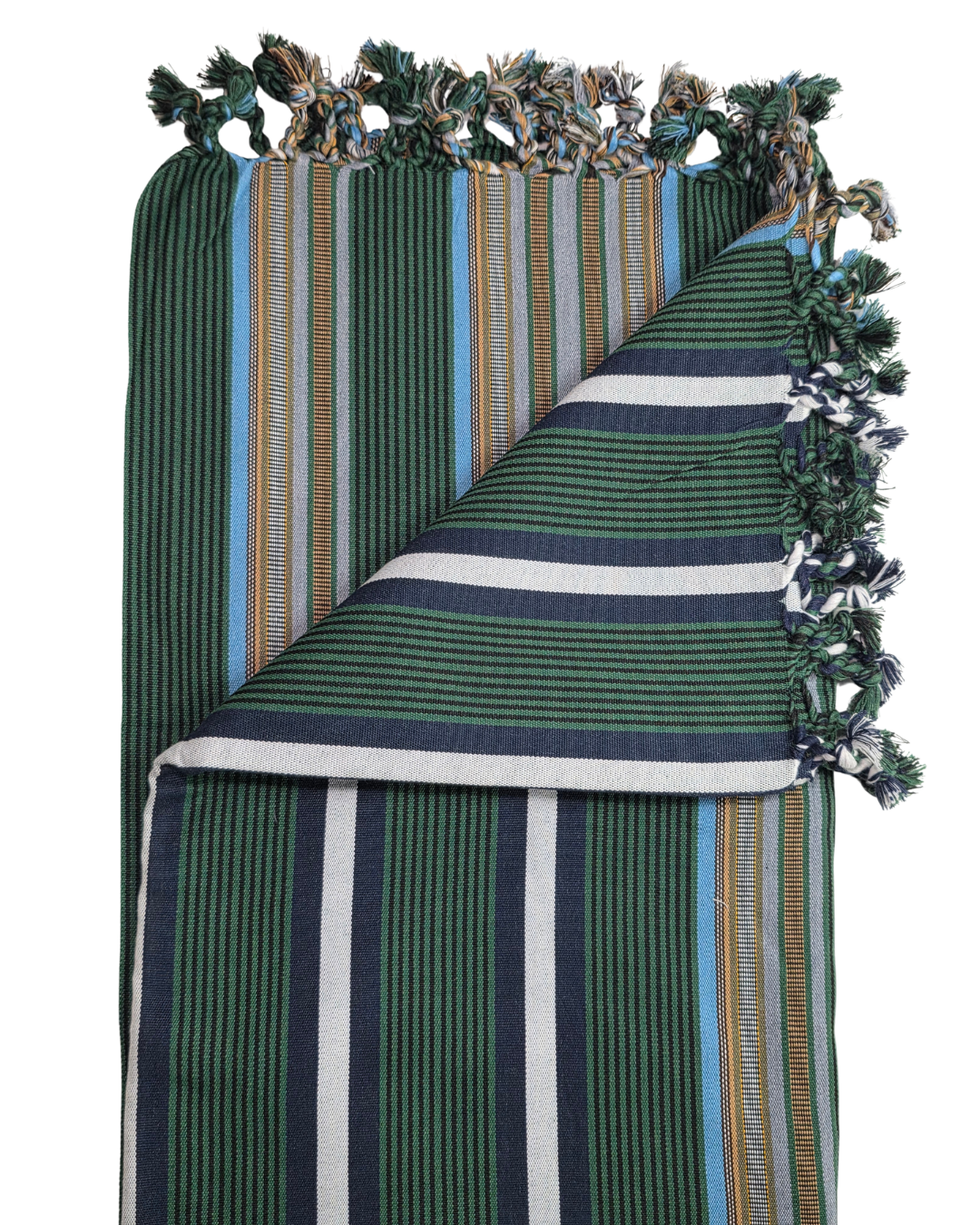 Emerald Zebra Tide Yemeni Shawl
