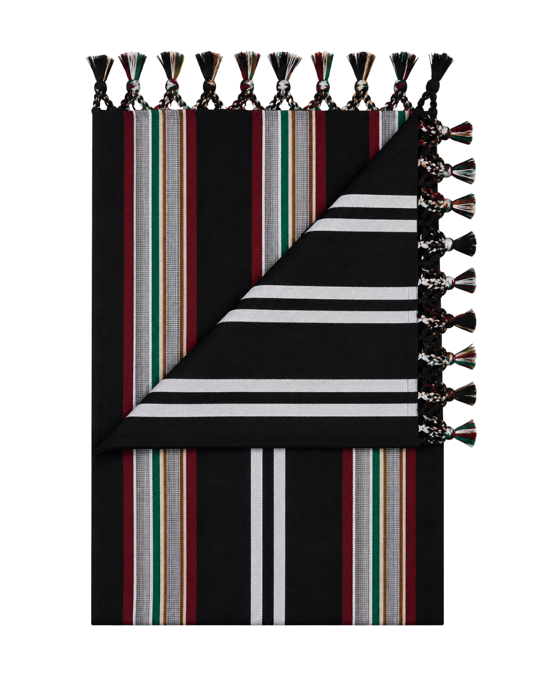 Midnight Maroon Yemeni Shawl