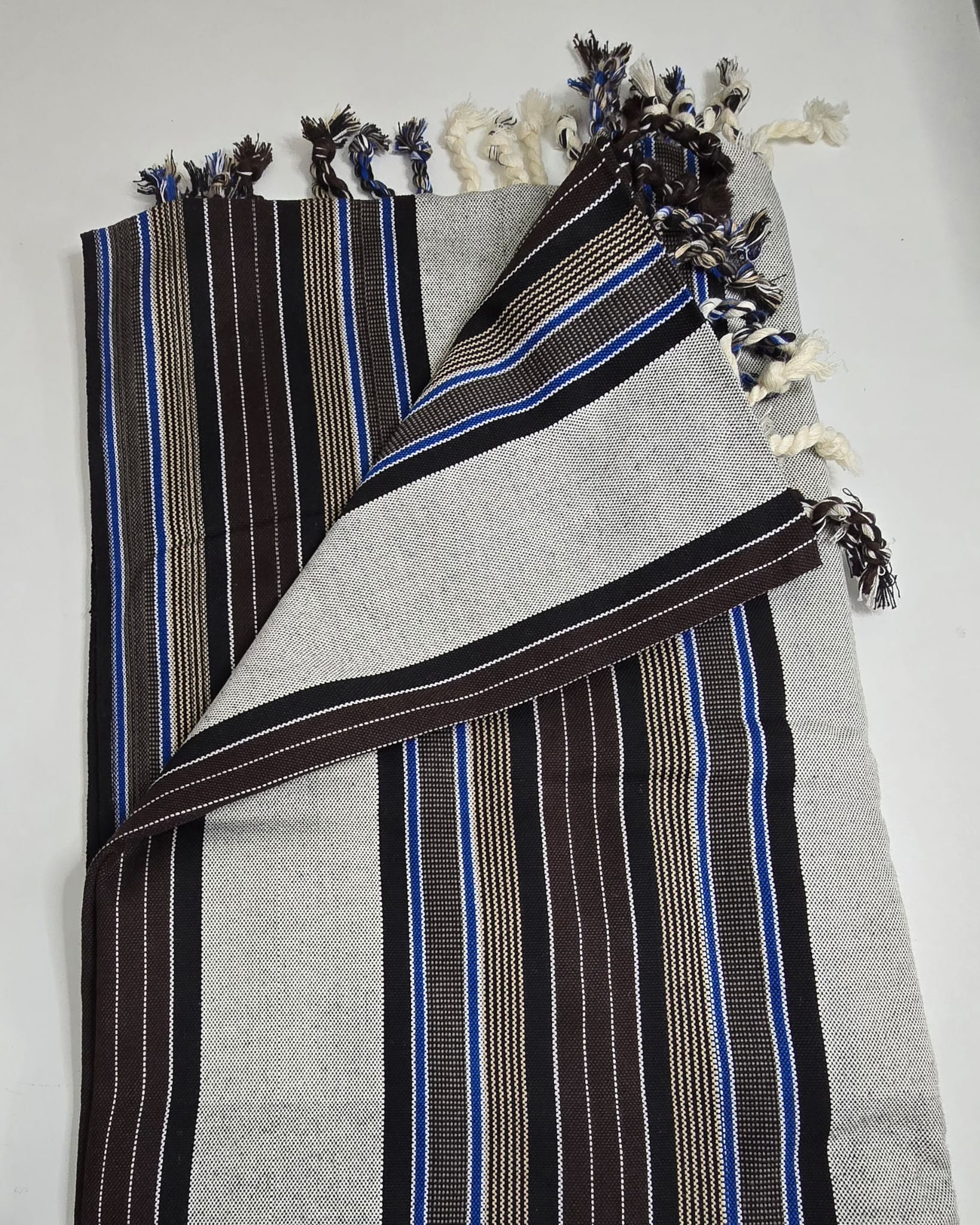 Stone Blue Yemeni Shawl